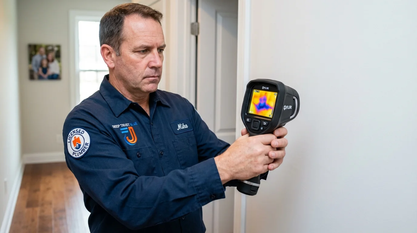 Thermal imaging leak detection by Johns Plumbing LLC in Port Isabel